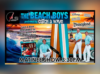 Catch a Wave - The Beach Boys Show at Historic Yuma Theatre  254 S Main St, Yuma, AZ 85364  Dates: March 1, 2026  3:30 PM to 5:30 PM