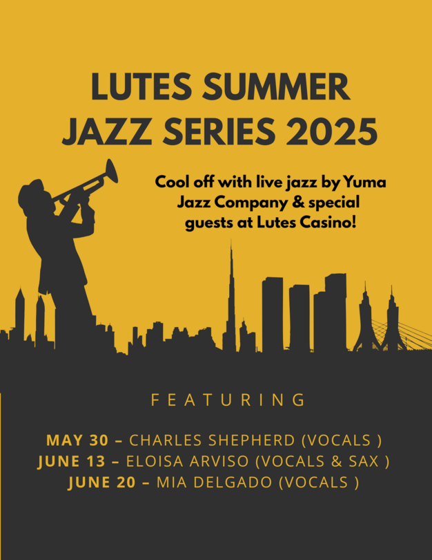 Lutes Summer Jazz Series 2025, lutes casino