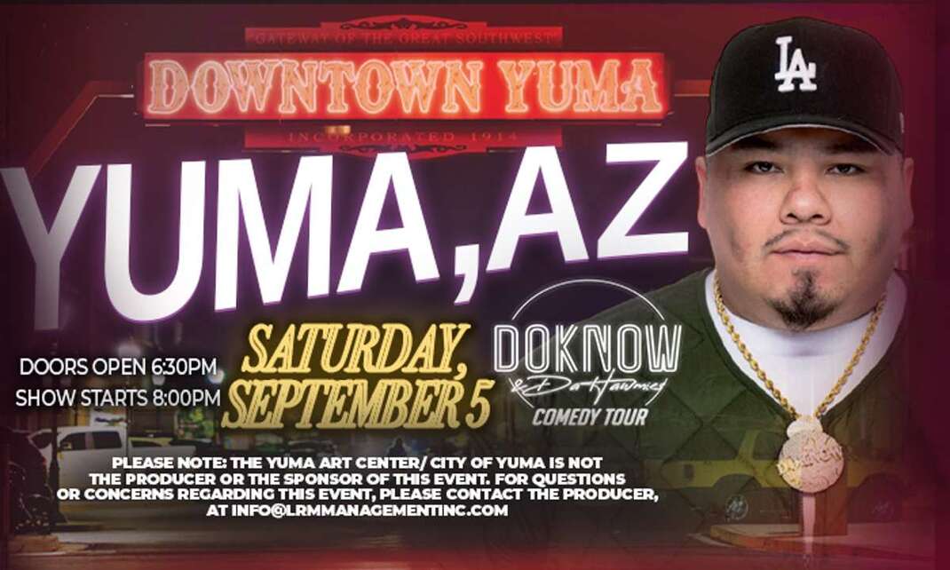 254 S Main St, Yuma, AZ, Dates: September 5, 2026  7:00 PM